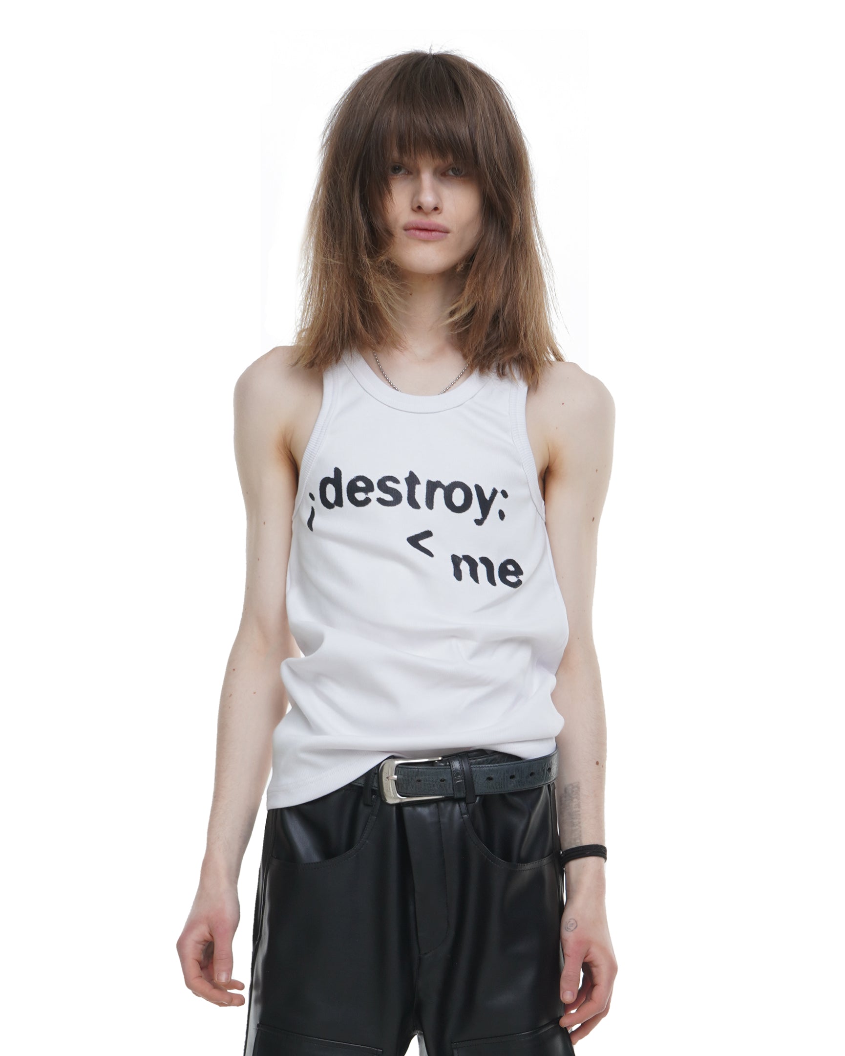 White Destroy Tank Top - Era Worldwide Club®